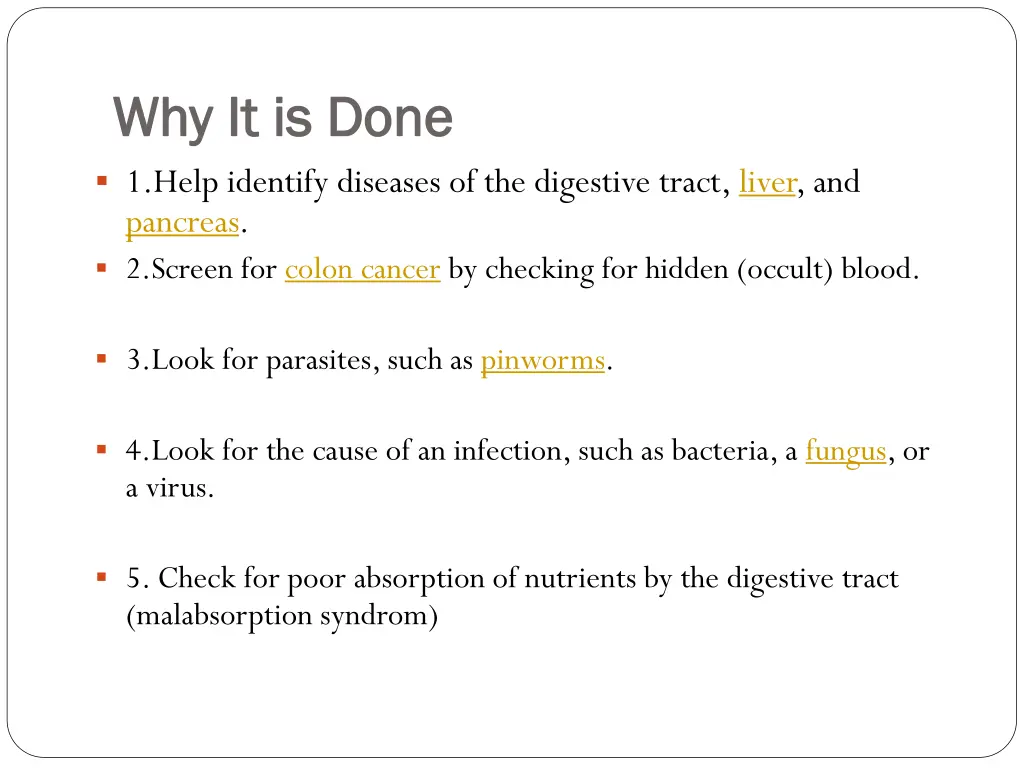 why it is done why it is done 1 help identify