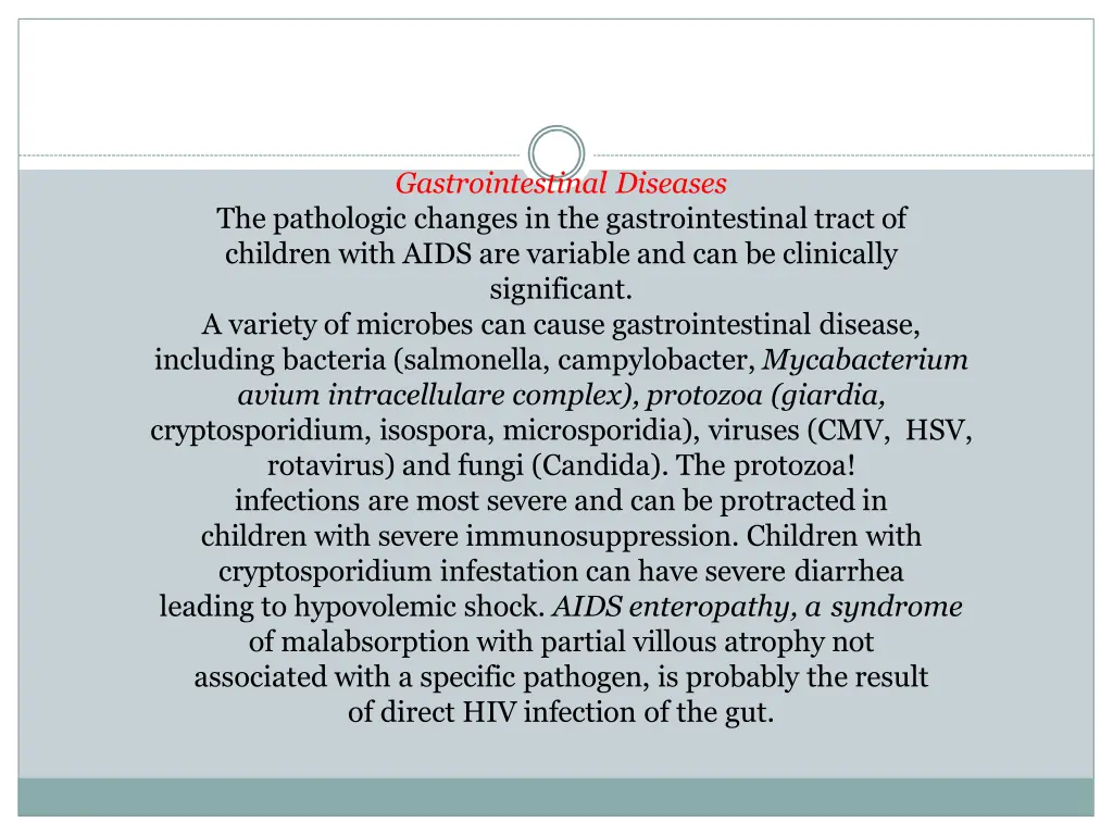 gastrointestinal diseases