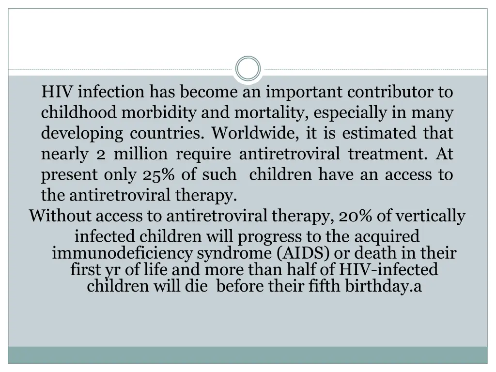 hiv infection has become an important contributor
