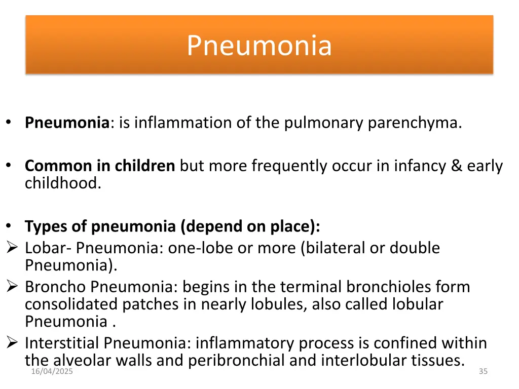 pneumonia