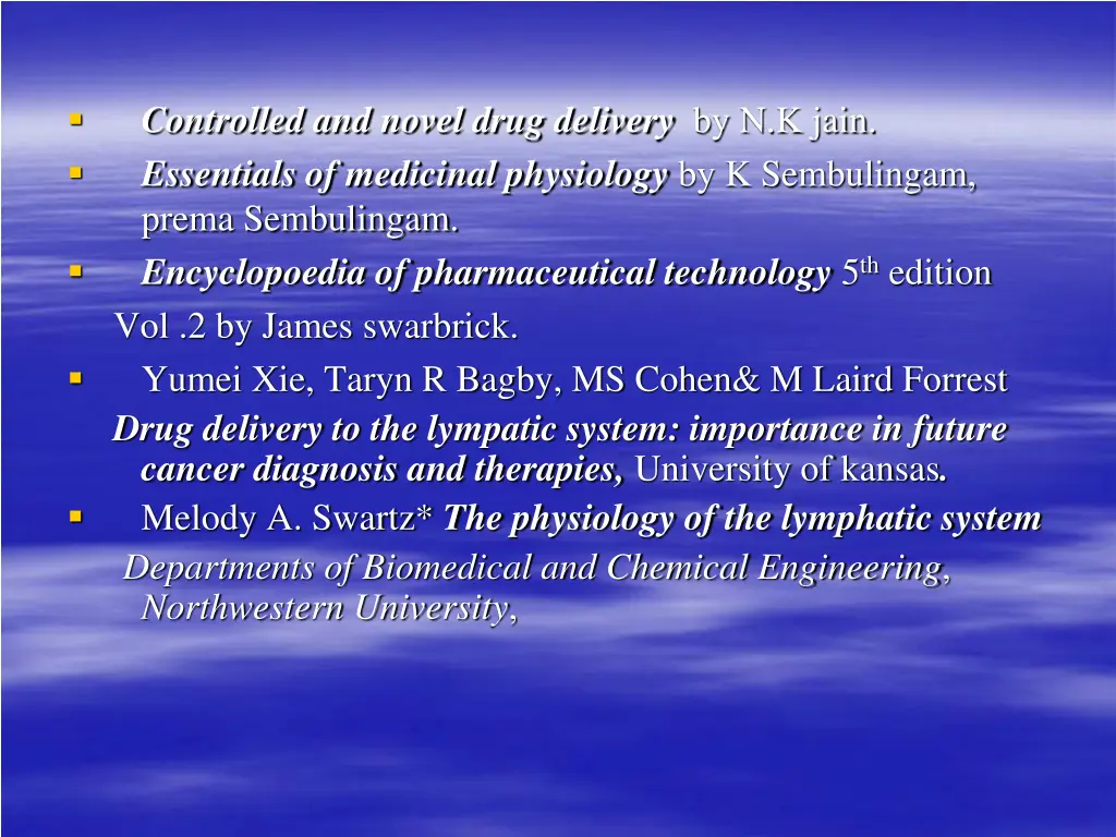 controlled and novel drug delivery by n k jain