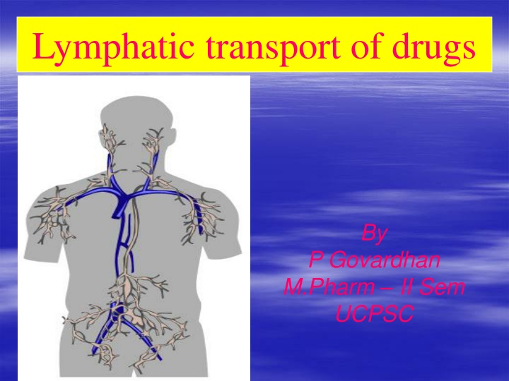 lymphatic transport of drugs