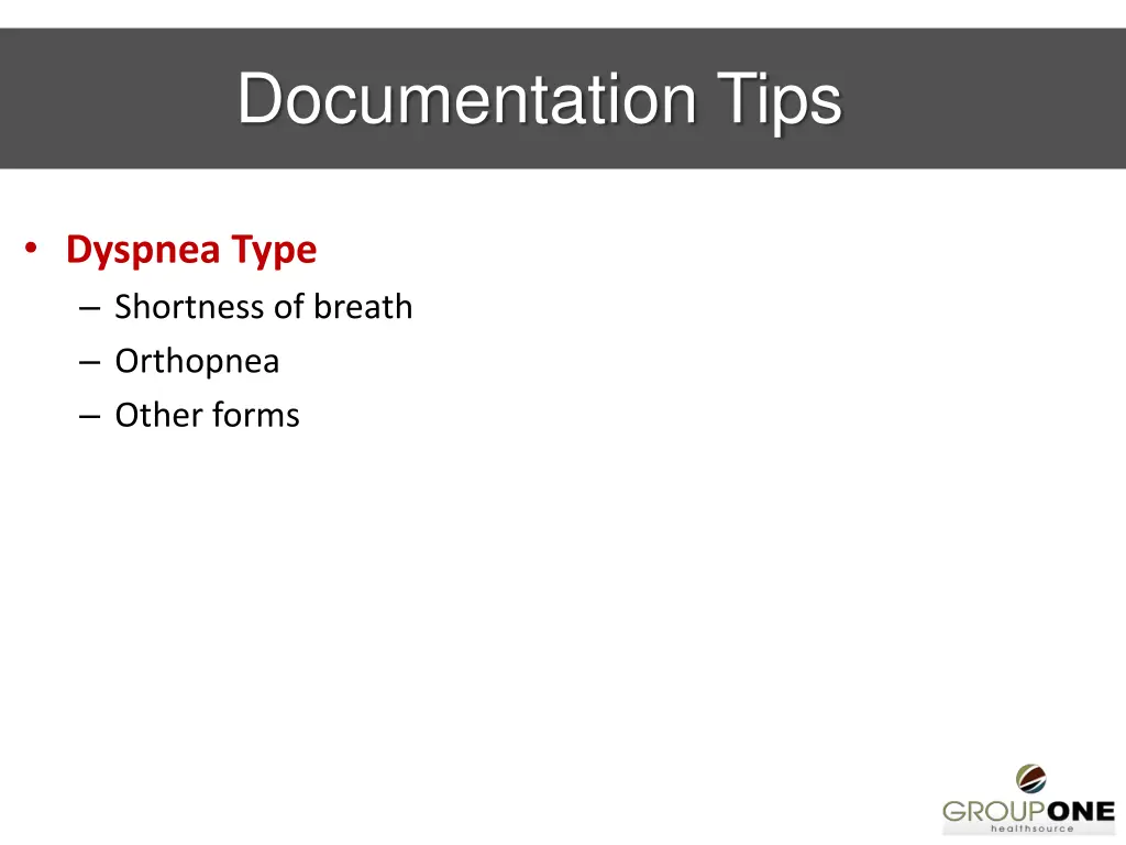 documentation tips
