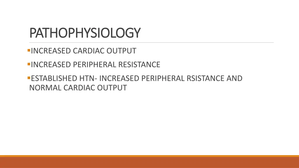 pathophysiology pathophysiology