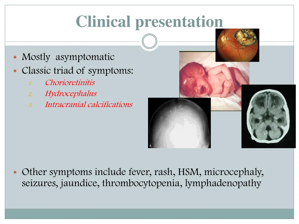 clinical presentation