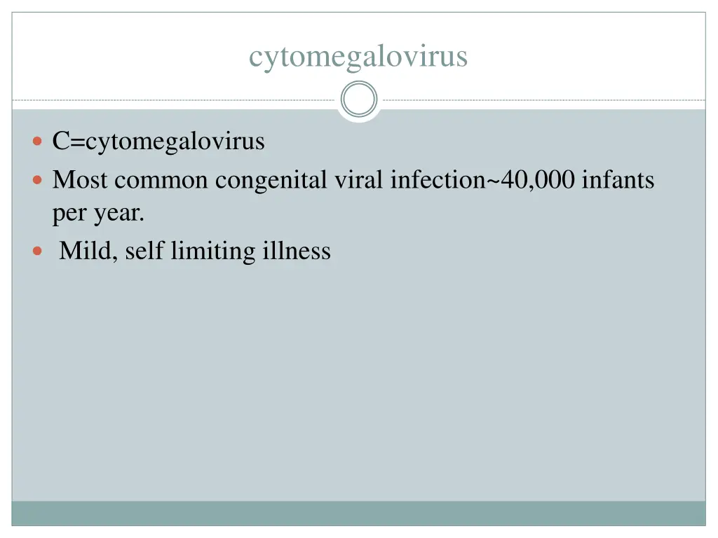 cytomegalovirus