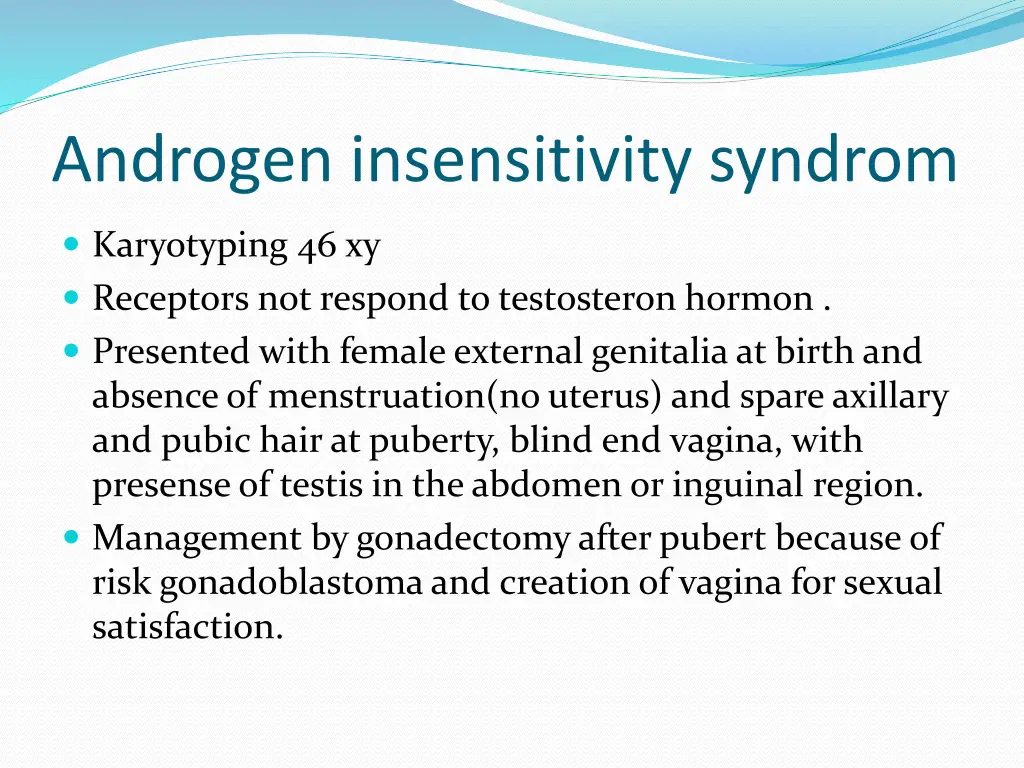 androgen insensitivity syndrom