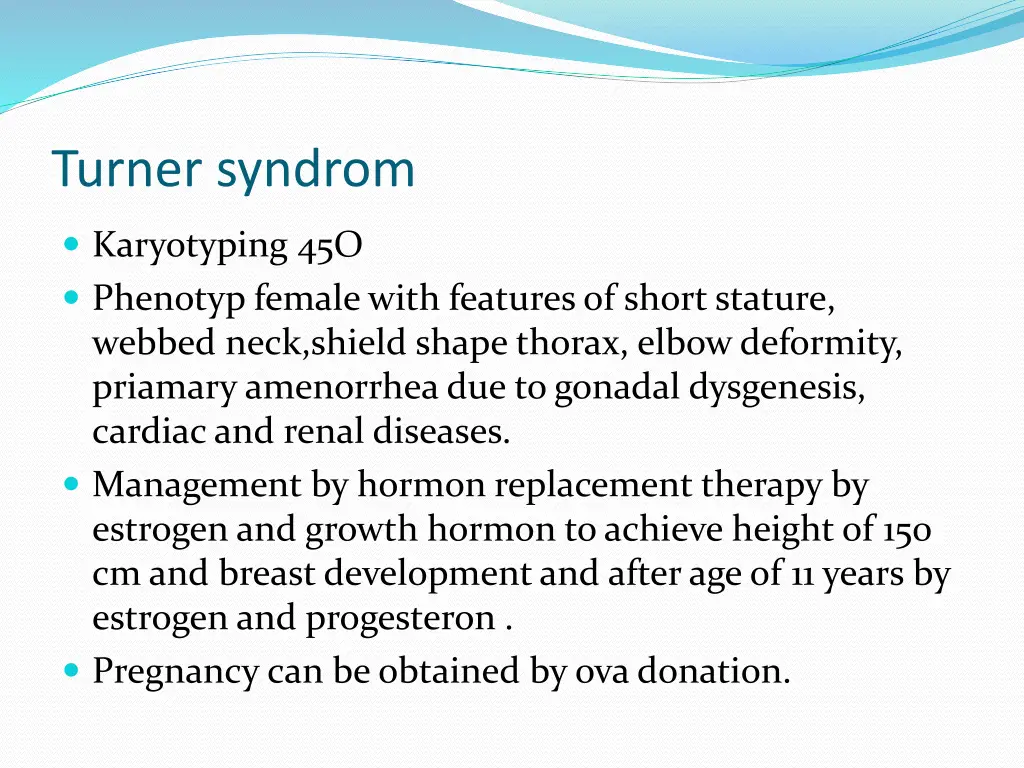 turner syndrom