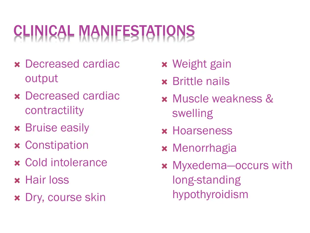clinical manifestations 5