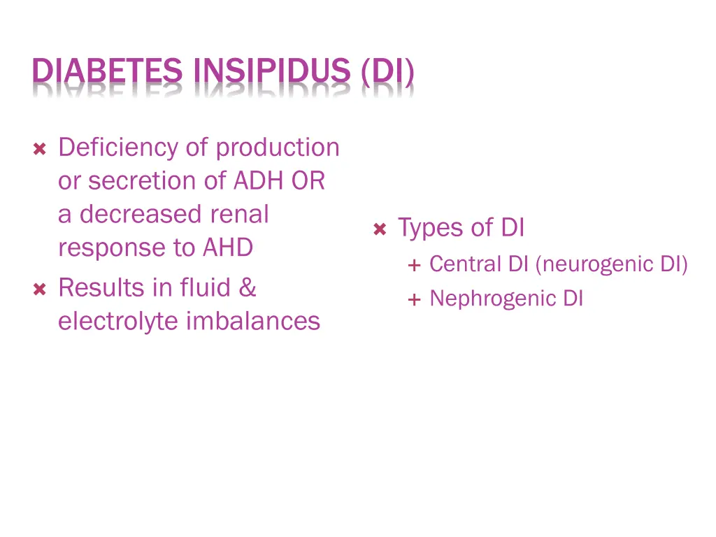 diabetes insipidus di