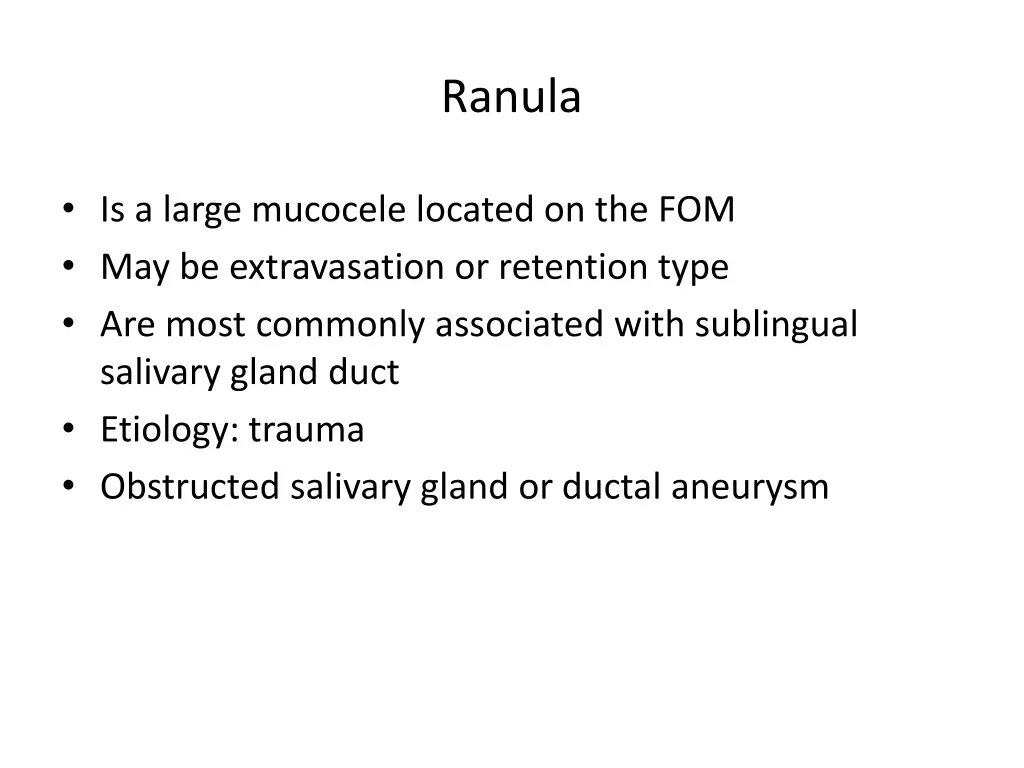 ranula