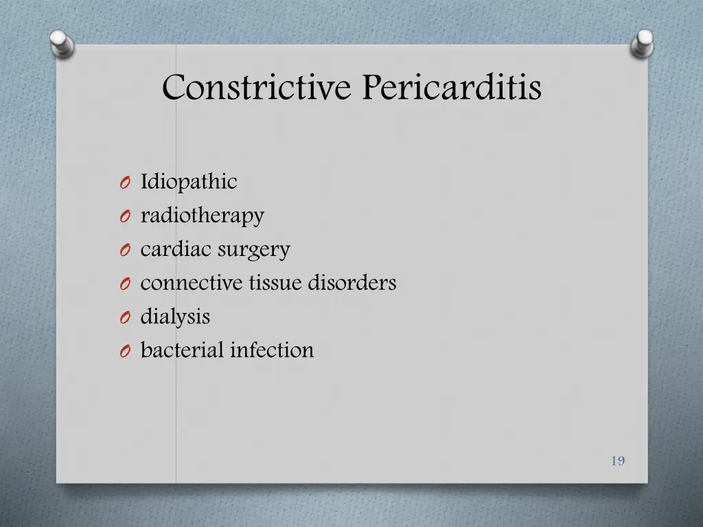 constrictive pericarditis