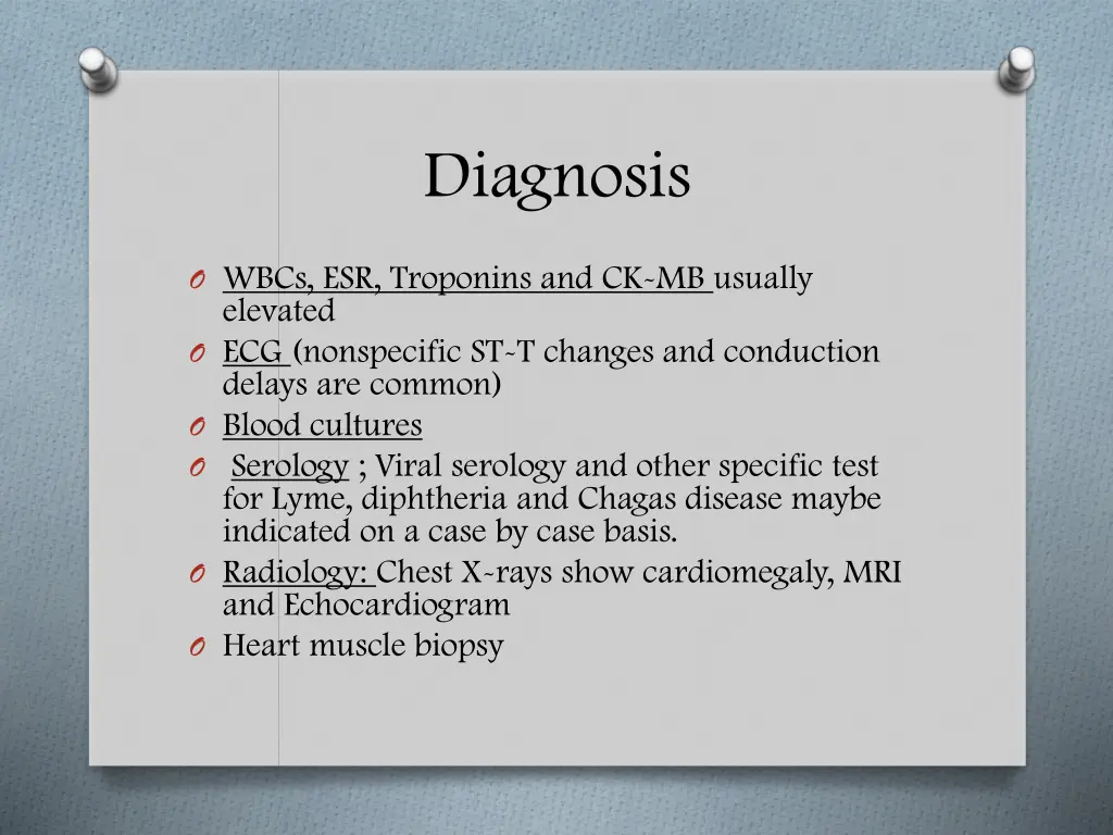 diagnosis
