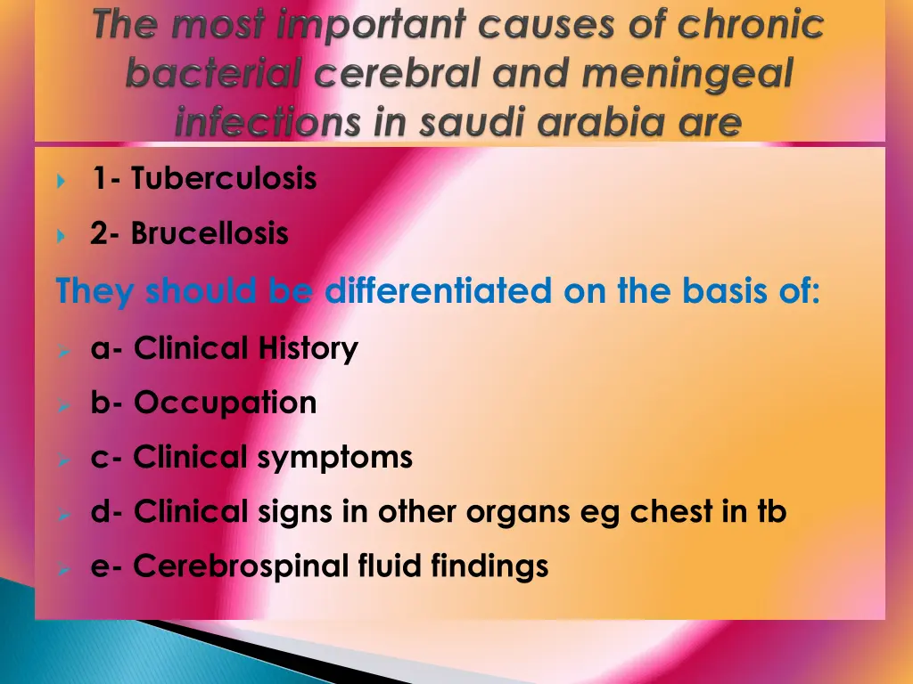 1 tuberculosis
