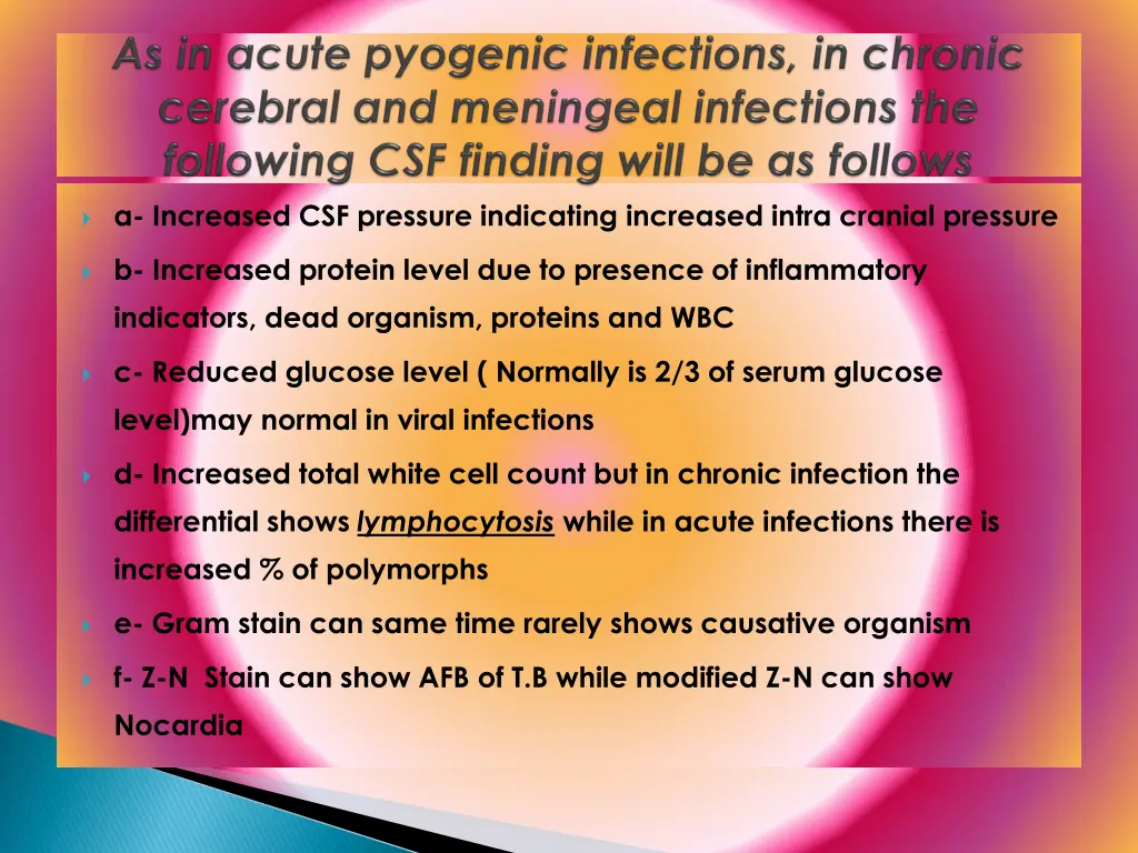 a increased csf pressure indicating increased