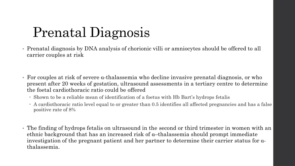 prenatal diagnosis