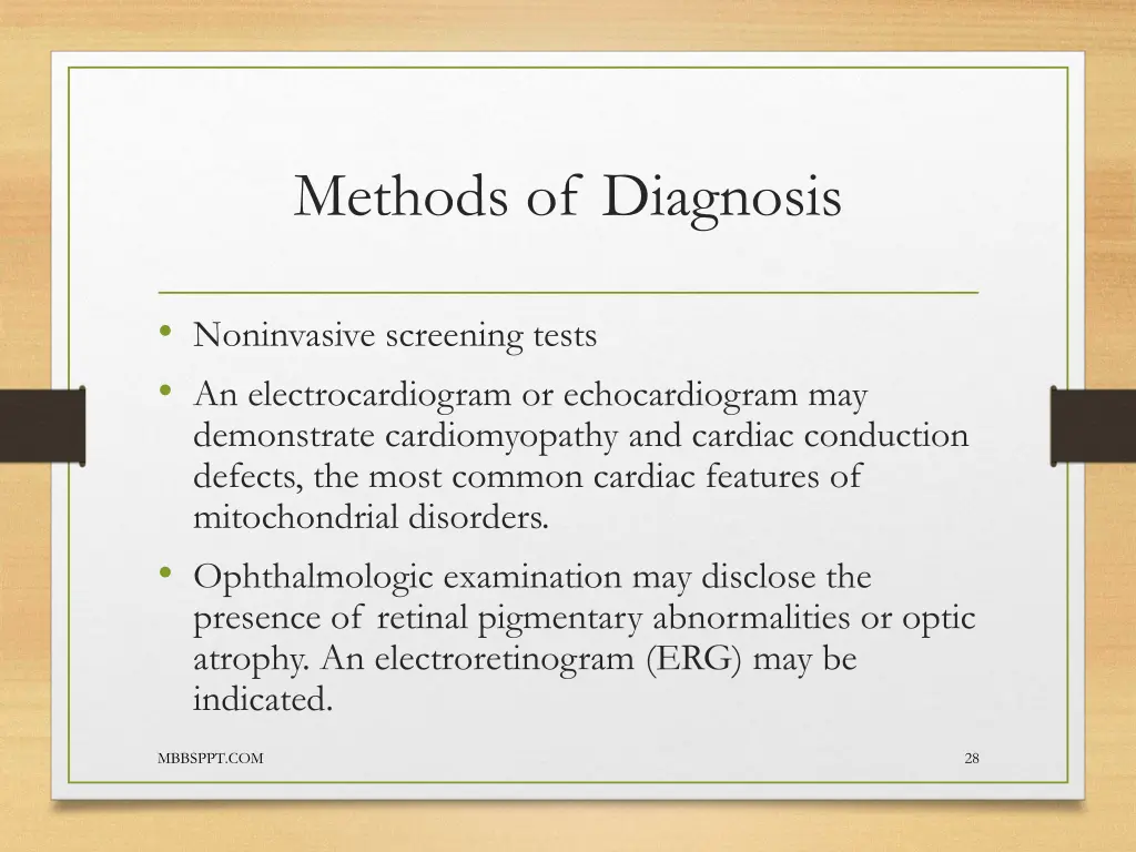 methods of diagnosis 1