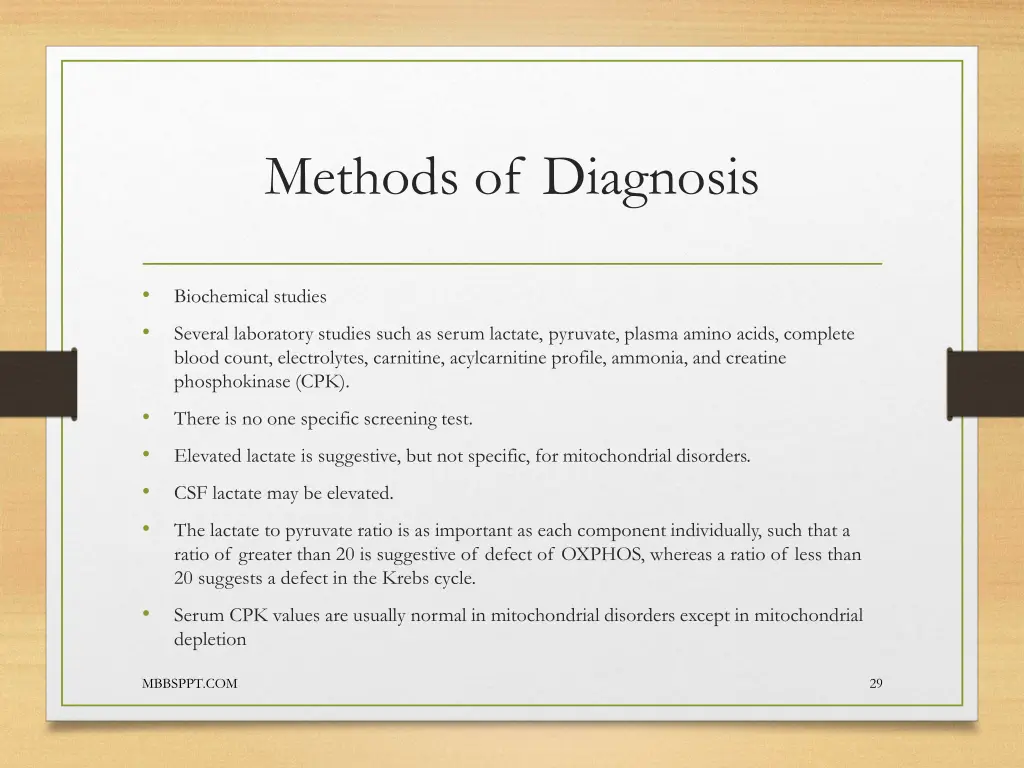 methods of diagnosis 2