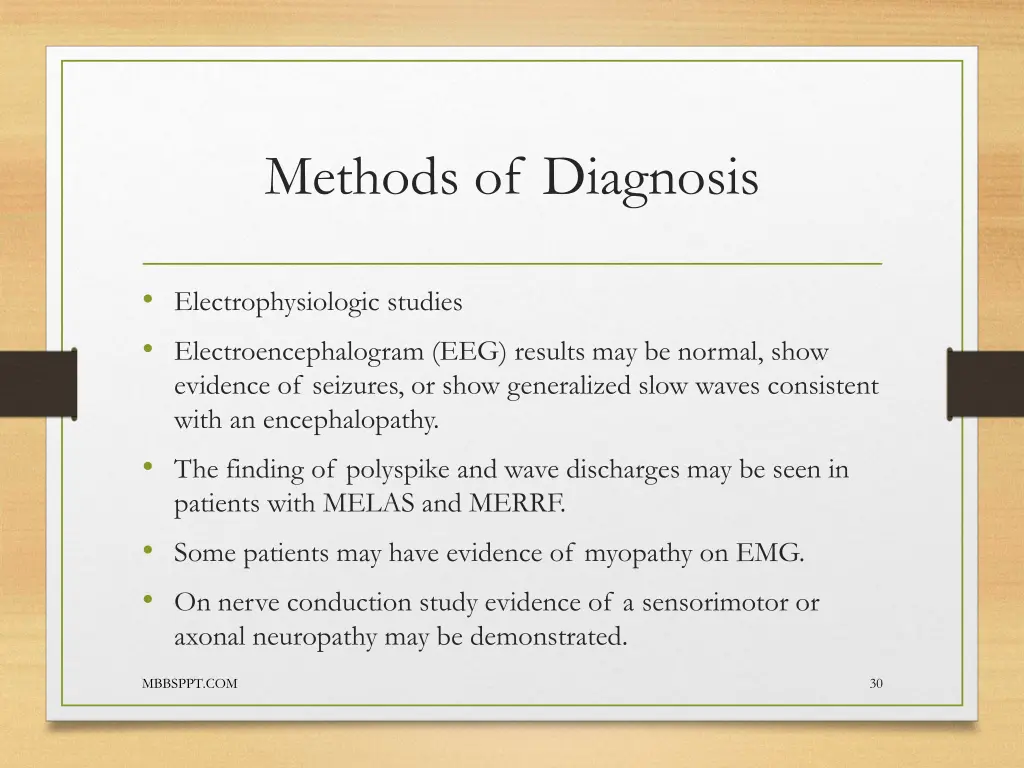 methods of diagnosis 3