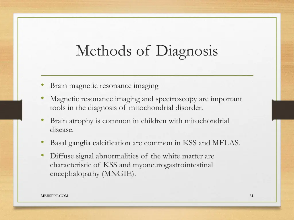 methods of diagnosis 4