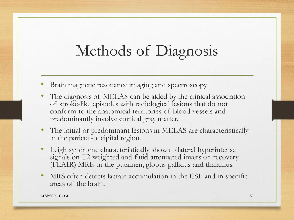 methods of diagnosis 5