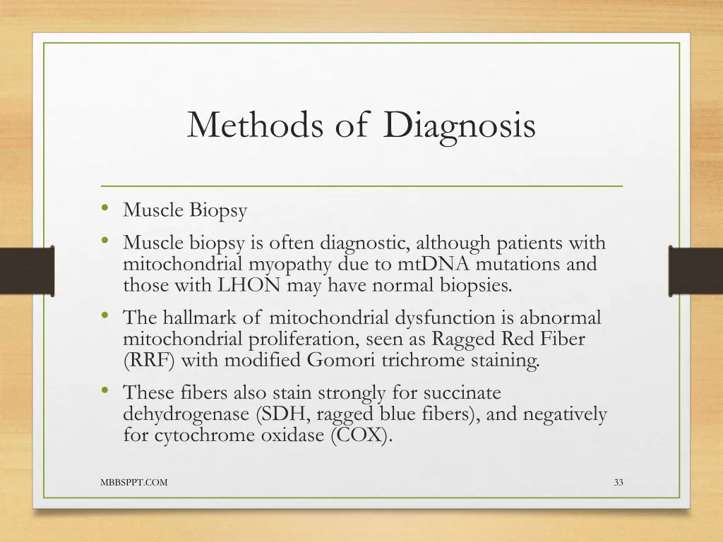 methods of diagnosis 6