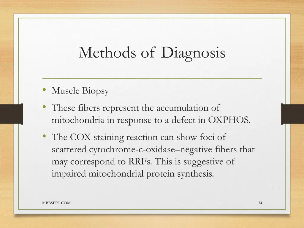 methods of diagnosis 7