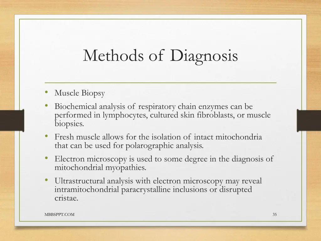 methods of diagnosis 8