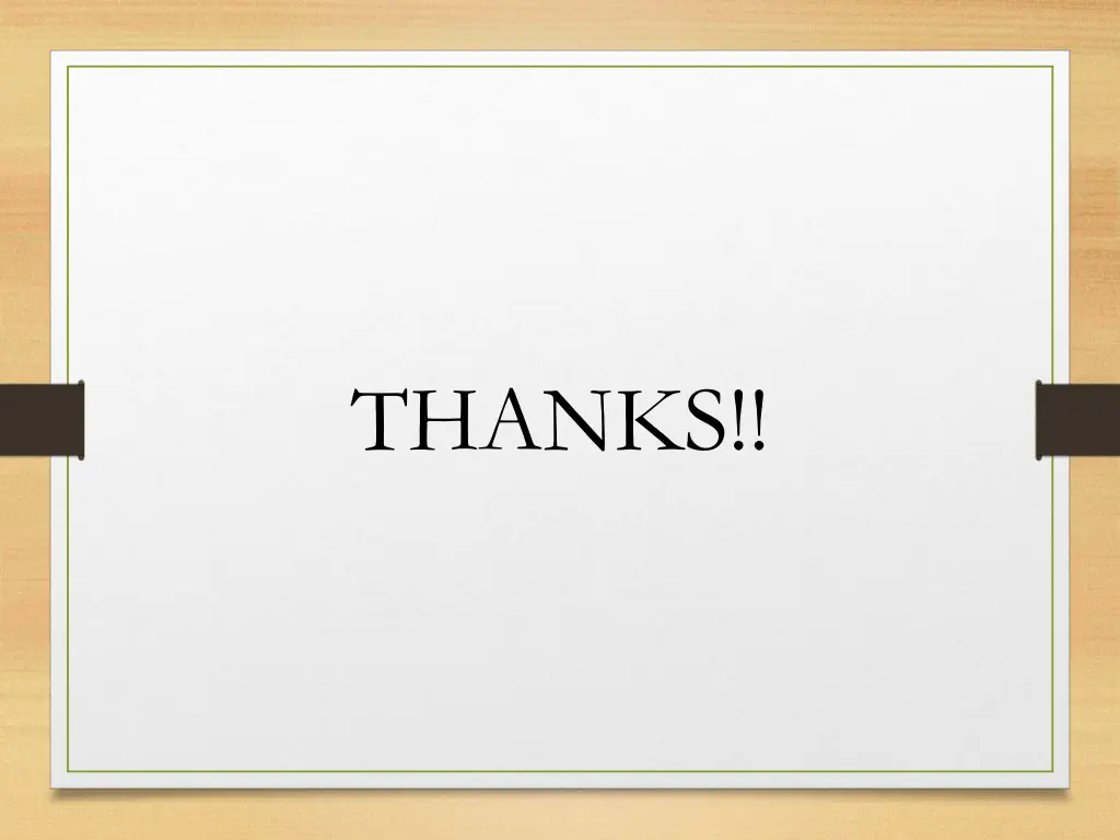 thanks