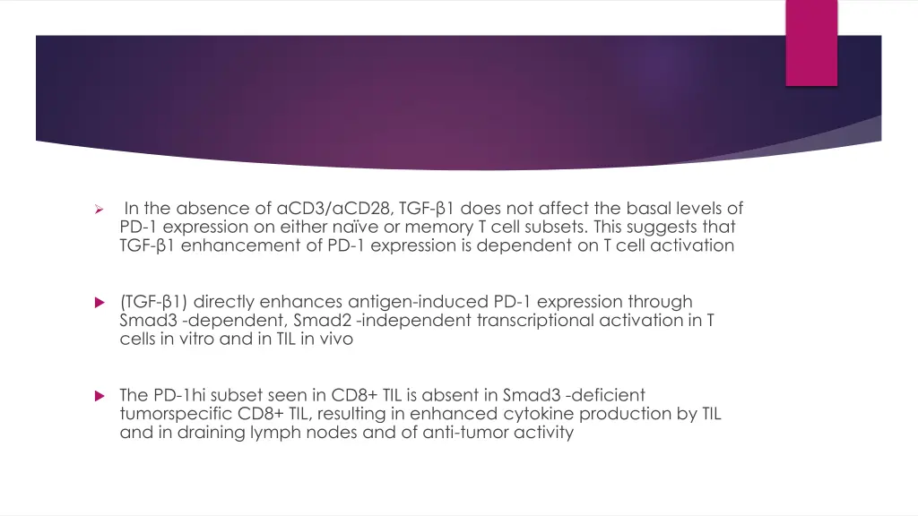 in the absence of cd 3 cd 28 tgf 1 does
