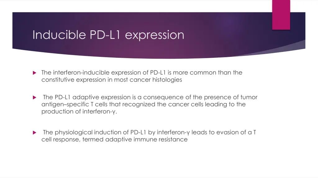 inducible pd l1 expression