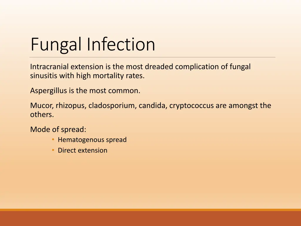 fungal infection