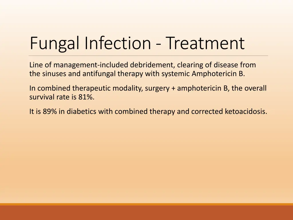 fungal infection treatment