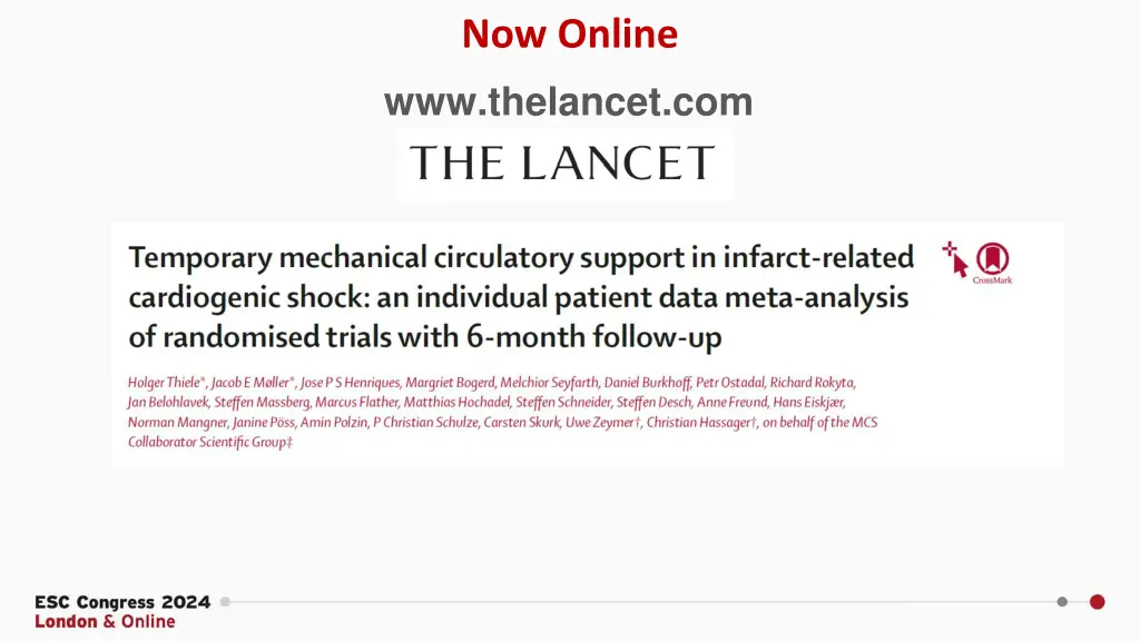 now online www thelancet com