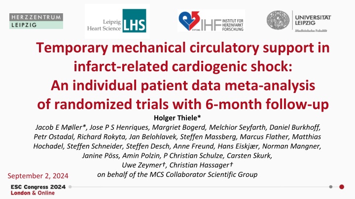 temporary mechanical circulatory support