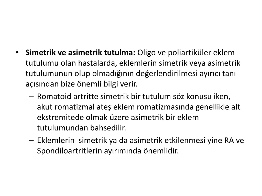 simetrik ve asimetrik tutulma oligo ve poliartik