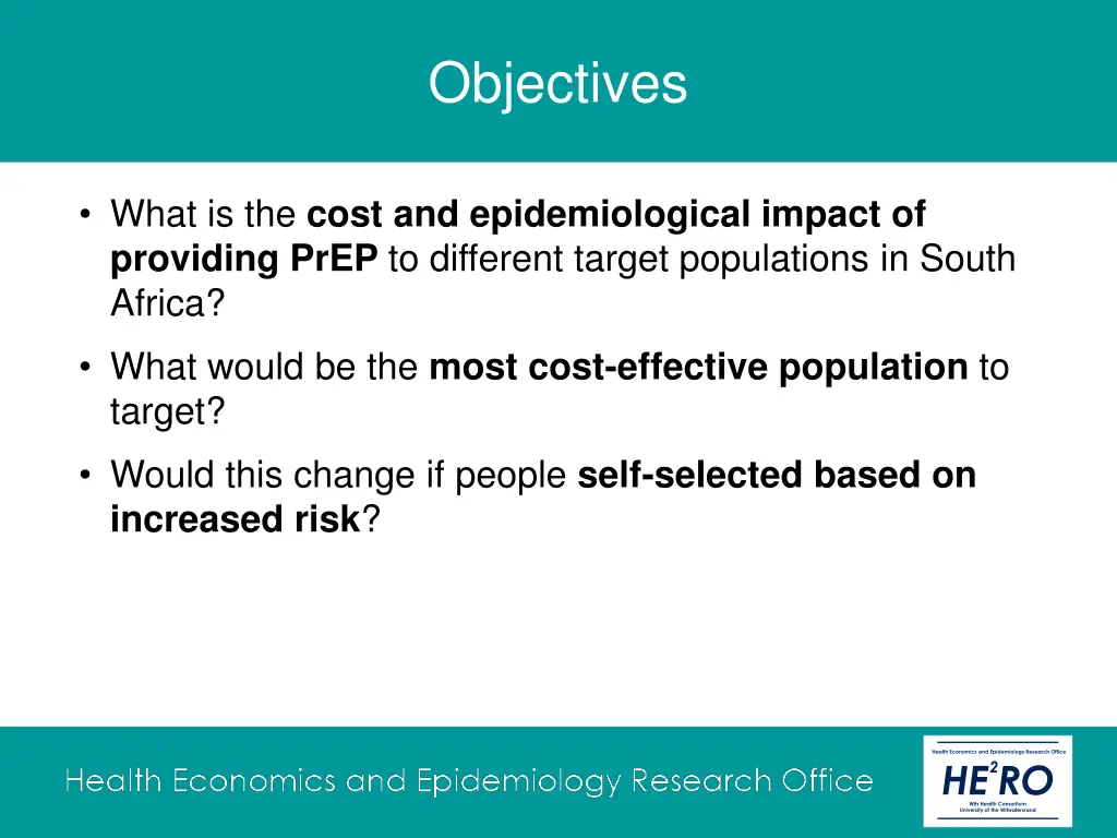 objectives