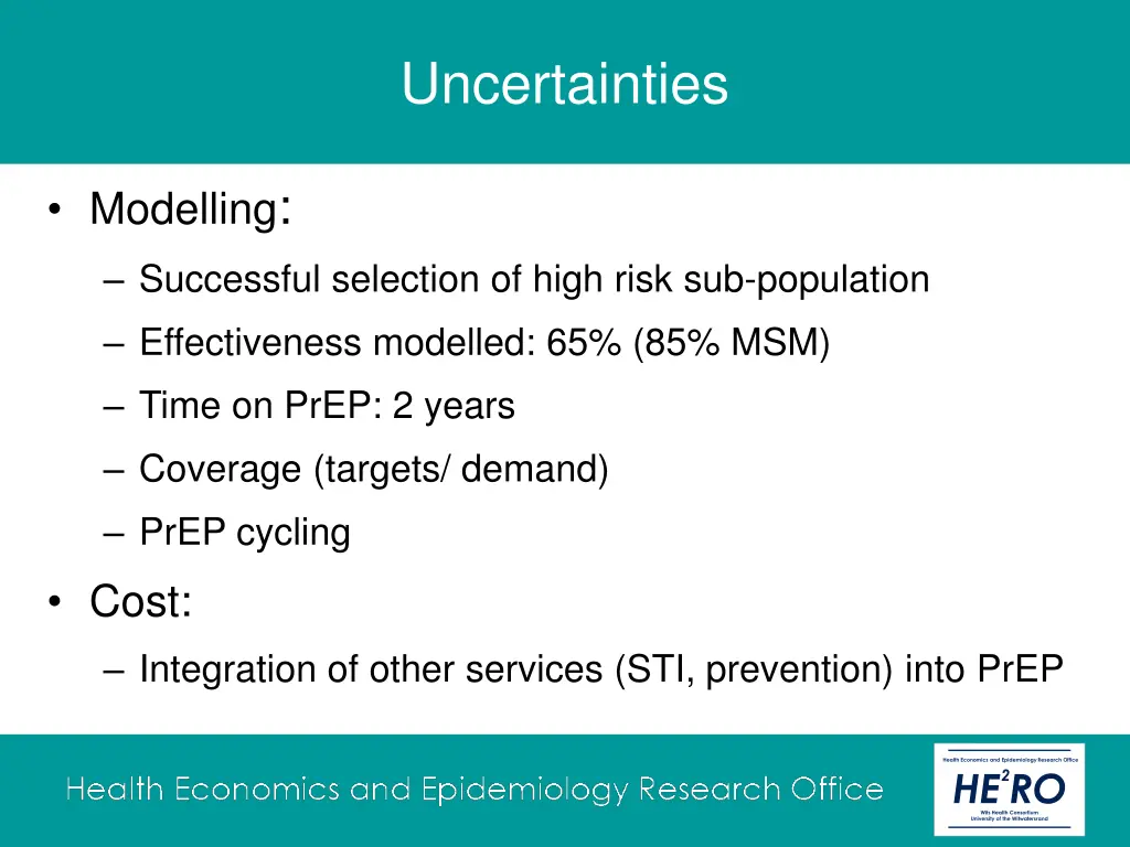 uncertainties