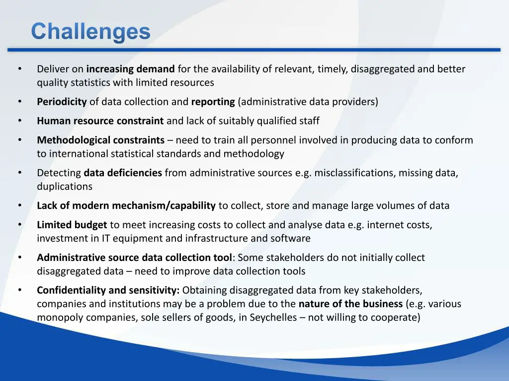 challenges
