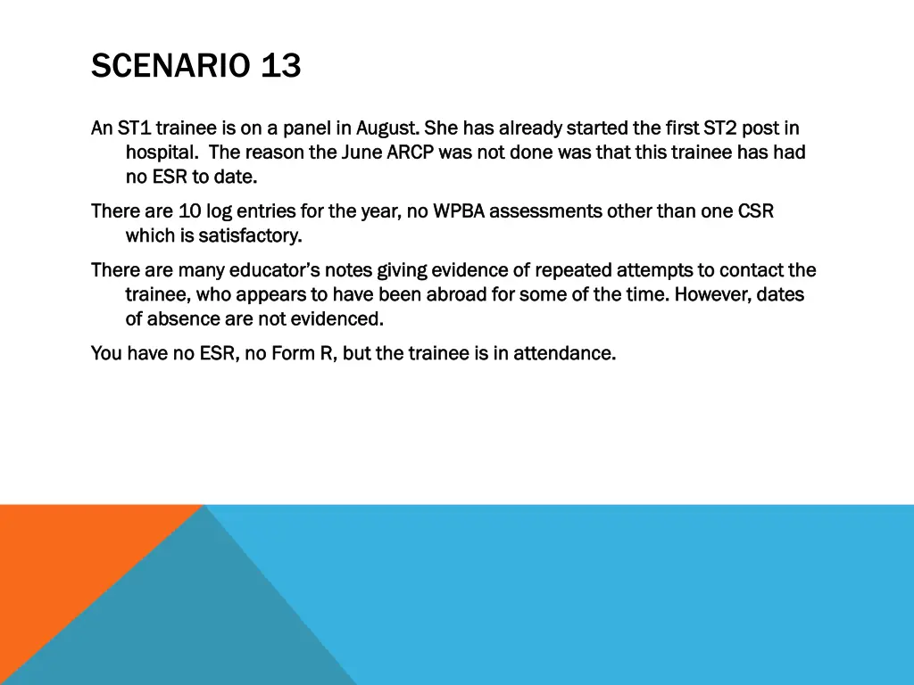 scenario 13