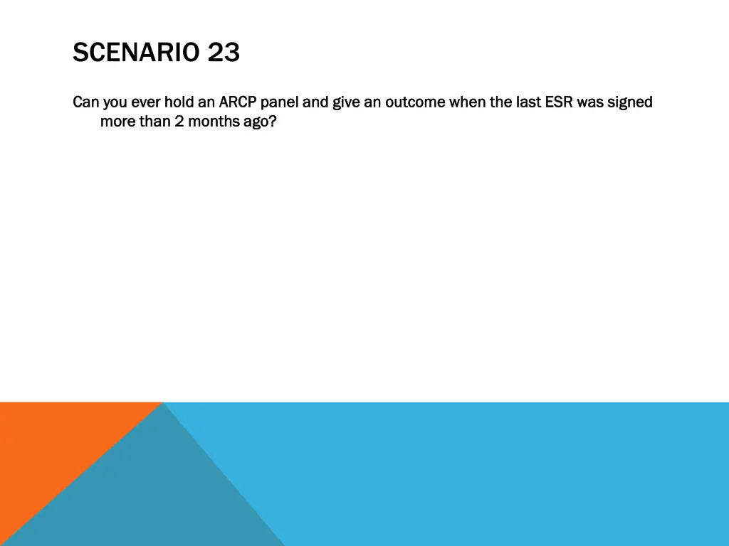 scenario 23