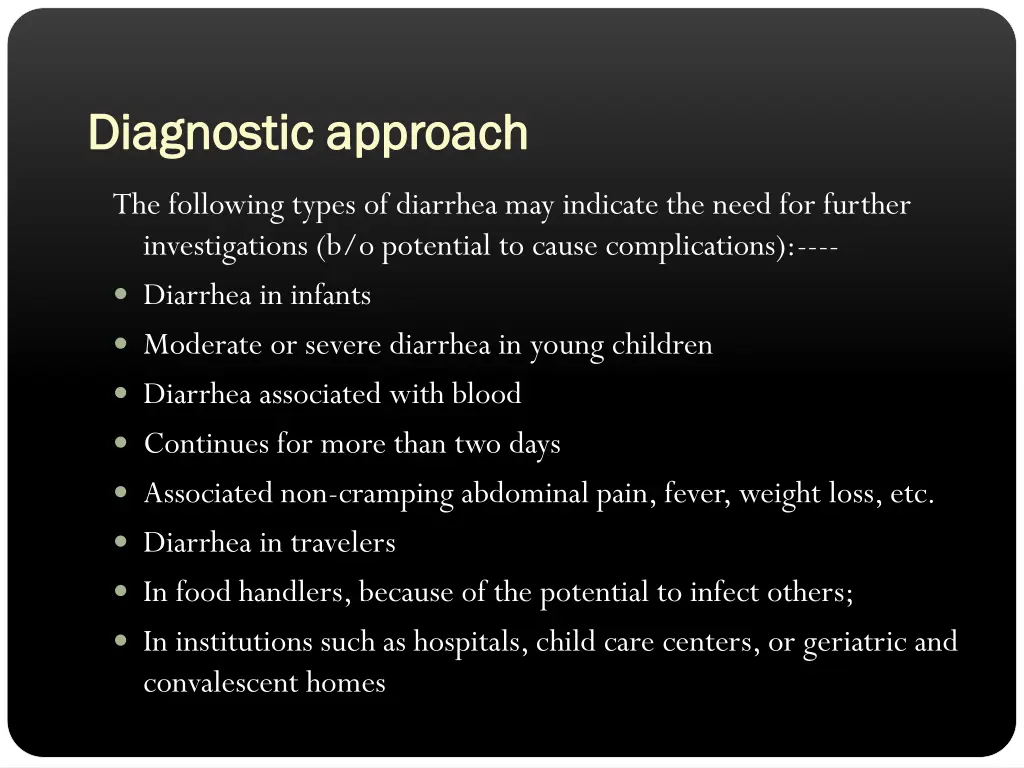 diagnostic approach diagnostic approach 1