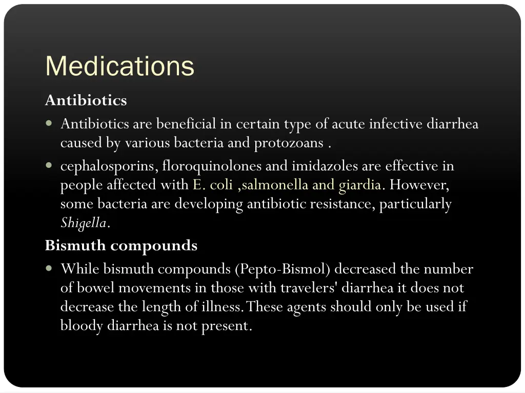 medications