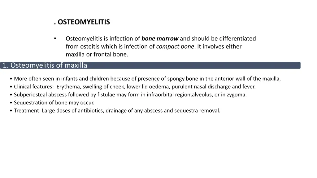 osteomyelitis