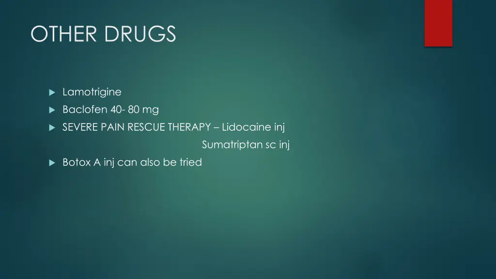 other drugs