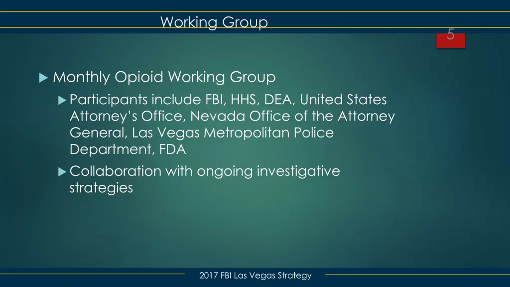 working group