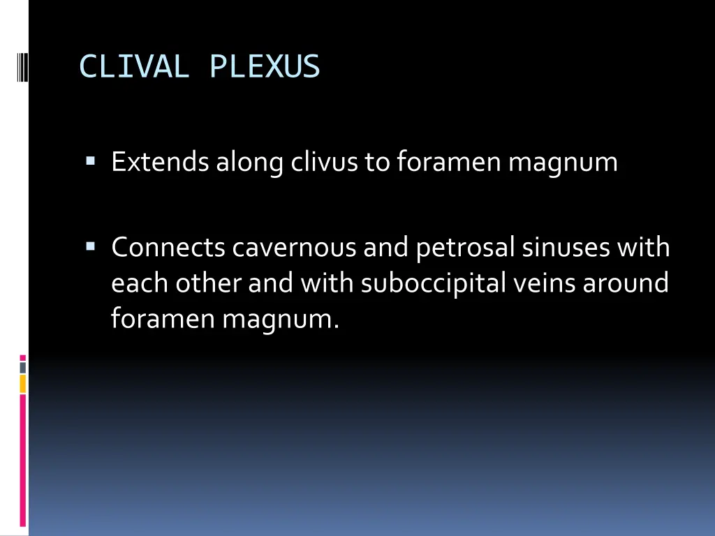 clival plexus