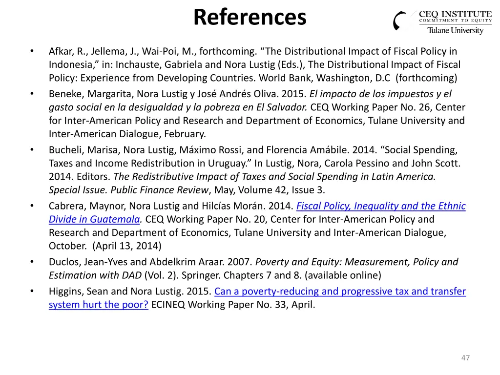 references