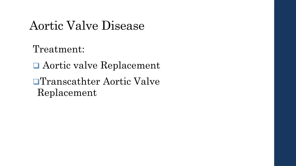 aortic valve disease