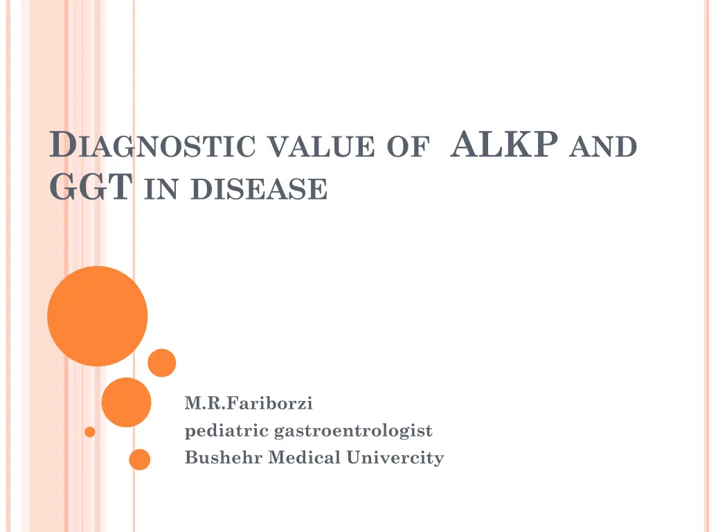 d iagnostic value of alkp and ggt in disease